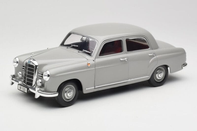 Mercedes 180 W120 Ponton Graphite Grey Revell 1:18 08974 Diecast