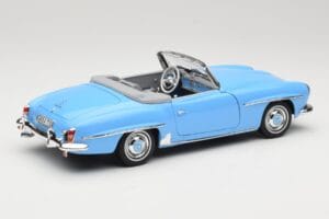 Mercedes 190 SL W121 Light Blue Norev 1:18 183400 Diecast - image 3 of 8