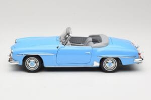 Mercedes 190 SL W121 Light Blue Norev 1:18 183400 Diecast - image 4 of 8