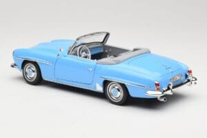 Mercedes 190 SL W121 Light Blue Norev 1:18 183400 Diecast - image 7 of 8