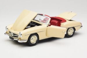 Mercedes 190 SL W121 Beige Minichamps 1:18 103037034 Diecast - image 2 of 8