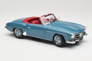 Mercedes 190 SL W121 Blue Minichamps 1:18 103037033 Diecast - image 6 of 8