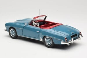 Mercedes 190 SL W121 Blue Minichamps 1:18 103037033 Diecast - image 7 of 8