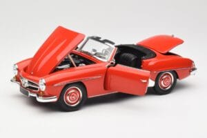 Mercedes 190 SL W121 Guards Red Minichamps 1:18 100037032 Diecast - image 2 of 8