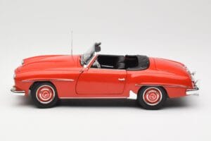 Mercedes 190 SL W121 Guards Red Minichamps 1:18 100037032 Diecast - image 4 of 8