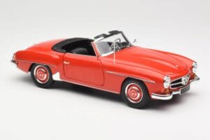 Mercedes 190 SL W121 Guards Red Minichamps 1:18 100037032 Diecast - image 6 of 8
