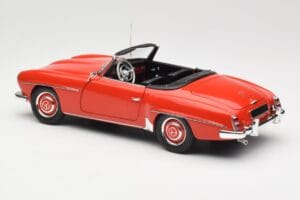 Mercedes 190 SL W121 Guards Red Minichamps 1:18 100037032 Diecast - image 7 of 8
