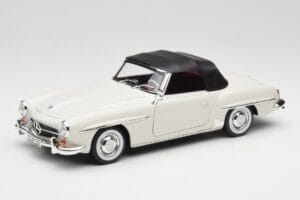 Mercedes 190 SL W121 Light Grey Norev 1:18 B66040710 Diecast - image 3 of 10