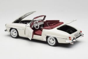 Mercedes 190 SL W121 Light Grey Norev 1:18 B66040710 Diecast - image 7 of 10