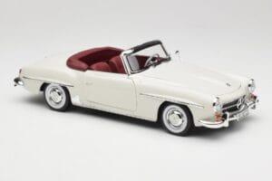 Mercedes 190 SL W121 Light Grey Norev 1:18 B66040710 Diecast - image 8 of 10