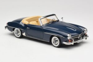 Mercedes 190 SL W121 Middle Blue Norev 1:18 183403 Diecast - image 6 of 8