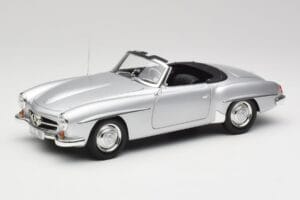 Mercedes 190 SL W121 Silver Grey Minichamps 1:18 100037031 Diecast