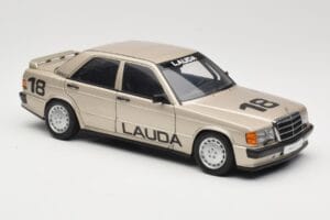 Mercedes 190E 2.3-16 W201 #1 N. Lauda Race of Champions Nurburgring 1984 AUTOart 1:18 88431 Diecast - image 6 of 8