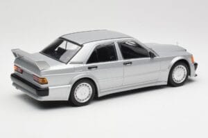 Mercedes 190E 2.5-16 EVO 1 W201 Silver Minichamps 1:18 155036001 Diecast - image 2 of 6