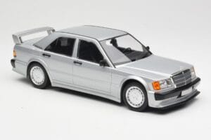 Mercedes 190E 2.5-16 EVO 1 W201 Silver Minichamps 1:18 155036001 Diecast - image 4 of 6