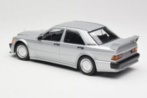 Mercedes 190E 2.5-16 EVO 1 W201 Silver Minichamps 1:18 155036001 Diecast - image 5 of 6