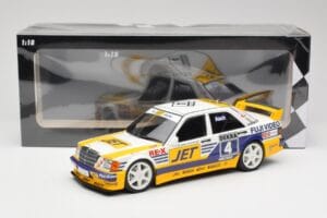 Mercedes 190E 2.5-16 EVO 1 W201 Team MS-Jet #4 R. Asch DTM 1989 Minichamps 1:18 155893604 Diecast - image 6 of 6