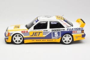 Mercedes 190E 2.5-16 EVO 1 W201 Team MS-Jet #5 M. Reuter DTM 1989 Minichamps 1:18 155893605 Diecast - image 3 of 6