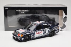 Mercedes 190E 2.5-16 EVO 1 W201 Team Snobeck #11 D. Snobeck DTM 1989 Minichamps 1:18 155893611 Diecast - image 6 of 6