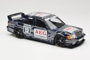 Mercedes 190E 2.5-16 EVO 1 W201 Team Snobeck #12 A. Cudini DTM 1989 Minichamps 1:18 155893612 Diecast - image 4 of 6