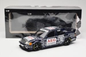 Mercedes 190E 2.5-16 EVO 1 W201 Team Snobeck #12 A. Cudini DTM 1989 Minichamps 1:18 155893612 Diecast - image 6 of 6