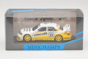 Mercedes 190E 2.5-16 Evo 2 W201 #22 MS Kärcher Schmickler DTM 1990 Minichamps 1:43 13120 Diecast - image 4 of 4