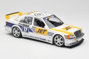 Mercedes 190E 2.5-16 EVO I W201 #17 Team MS-Jet J. van Ommen DTM 1990 Minichamps 1:18 155903617 Diecast - image 2 of 6