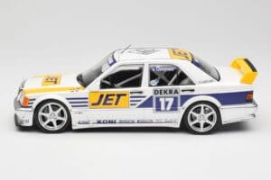 Mercedes 190E 2.5-16 EVO I W201 #17 Team MS-Jet J. van Ommen DTM 1990 Minichamps 1:18 155903617 Diecast - image 5 of 6