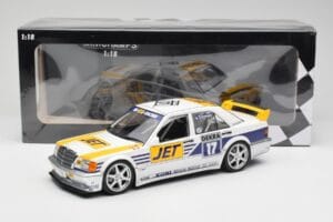 Mercedes 190E 2.5-16 EVO I W201 #17 Team MS-Jet J. van Ommen DTM 1990 Minichamps 1:18 155903617 Diecast - image 6 of 6