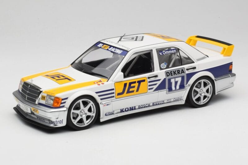 Mercedes 190E 2.5-16 EVO I W201 #17 Team MS-Jet J. van Ommen DTM 1990 Minichamps 1:18 155903617 Diecast
