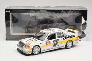 Mercedes 190E 2.5-16 EVO I W201 #60 Team AMG Mercedes K. Wendlinger DTM 1990 Minichamps 1:18 155903660 Diecast - image 6 of 6
