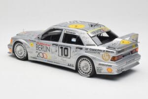 Mercedes 190E 2.5-16 EVO II W201 #10 Zung Fu B. Schneider Guia Race Macau 1992 Minichamps 1:18 155923610 Diecast - image 4 of 6