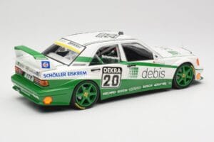 Mercedes 190E 2.5-16 EVO II W201 #20 Team Zakspeed M. Schumacher DTM 1991 Minichamps 1:18 155913620 Diecast - image 3 of 6