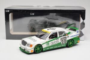 Mercedes 190E 2.5-16 EVO II W201 #20 Team Zakspeed M. Schumacher DTM 1991 Minichamps 1:18 155913620 Diecast - image 6 of 6
