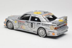 Mercedes 190E 2.5-16 EVO II W201 #8 Zung Fu E. Lohr Guia Race Macau 1992 Minichamps 1:18 155923608 Diecast - image 4 of 6