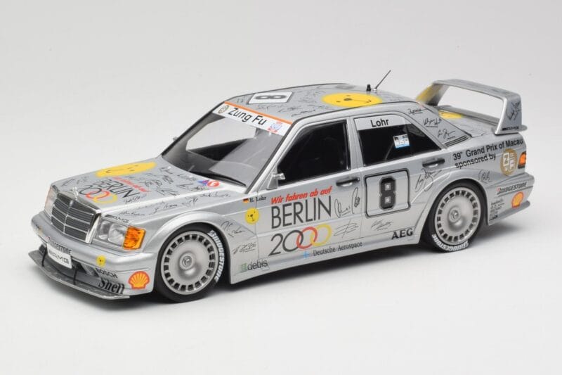Mercedes 190E 2.5-16 EVO II W201 #8 Zung Fu E. Lohr Guia Race Macau 1992 Minichamps 1:18 155923608 Diecast