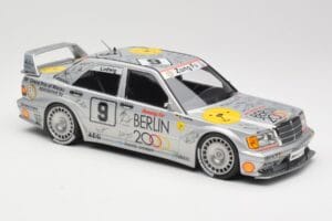 Mercedes 190E 2.5-16 EVO II W201 #9 Zung Fu K. Ludwig Guia Race Macau 1992 Minichamps 1:18 155923609 Diecast - image 2 of 6