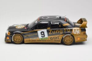 Mercedes 190E 2.5-16 EVO II W201 #9 Zung Fu K. Ludwig Guia Race Macau 1991 Minichamps 1:18 155913609 Diecast - image 5 of 6