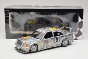 Mercedes 190E 2.5-16 EVO II W201 #9 Zung Fu K. Ludwig Guia Race Macau 1992 Minichamps 1:18 155923609 Diecast - image 6 of 6