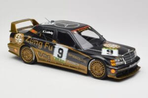 Mercedes 190E 2.5-16 EVO II W201 #9 Zung Fu K. Ludwig Guia Race Macau 1991 Minichamps 1:18 155913609 Diecast - image 2 of 6