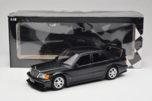 Mercedes 190E W201 2.5-16 EVO 2 Black Metallic Minichamps 1:18 155036100 Diecast - image 6 of 6