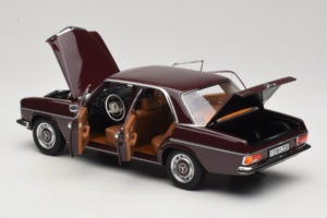 Mercedes 200 W115 Dark Red Brown Norev 1:18 183778 Diecast - image 5 of 8