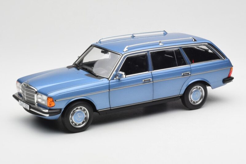 Mercedes 200 S123 T-Model Diamond Blue Dealer Edition Norev 1:18 B66040671 Diecast