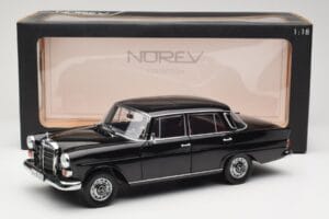 Mercedes 200 W110 Black Norev 1:18 183574 Diecast - image 8 of 8