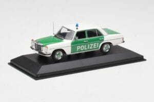 Mercedes 200 W115 Police Minichamps 1:43 400034090 Diecast - image 2 of 4