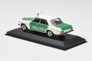 Mercedes 200 W115 Police Minichamps 1:43 400034090 Diecast - image 3 of 4