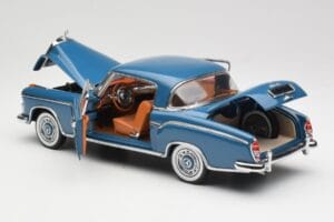 Mercedes 220 SE W128 Blue Sun Star 1:18 3561 Diecast - image 5 of 8