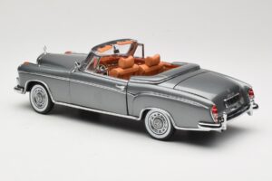 Mercedes 220 SE W128 Convertible Grey Metallic Sun Star 1:18 3352-M1 Diecast - image 7 of 8