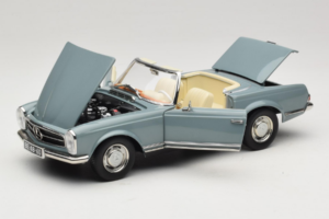 Mercedes 230 SL W113 Horizon Blue Norev 1:18 183992 Diecast - image 2 of 9