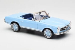 Mercedes 230 SL W113 Pagoda Horizon Blue Dealer Edition Norev 1:18 B66040633 Diecast - image 8 of 10